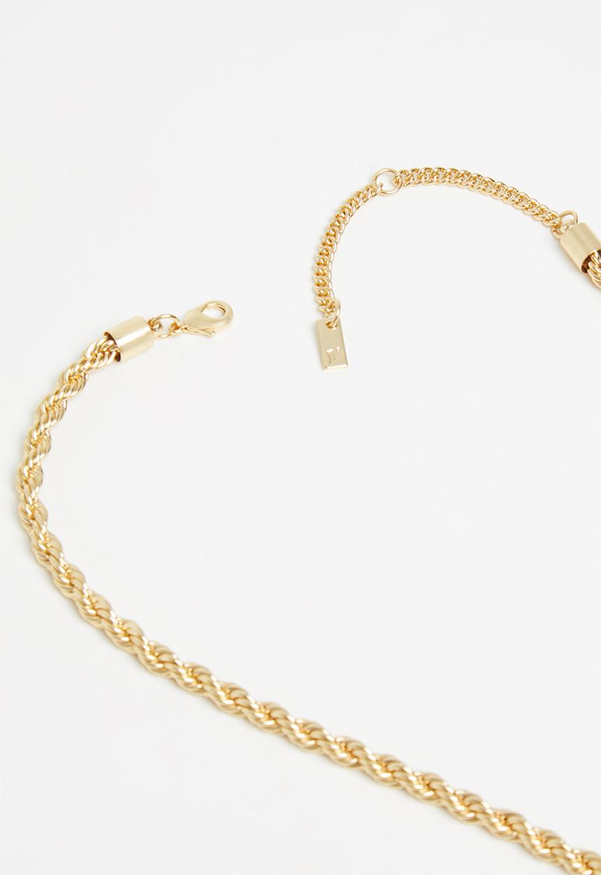 Rubi - Premium forever necklace - gold plated rope