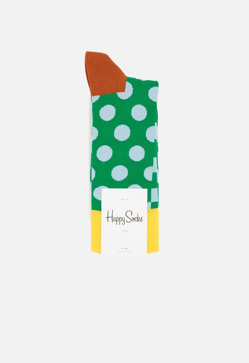 Happy Socks - Stripe/dot socks - green 