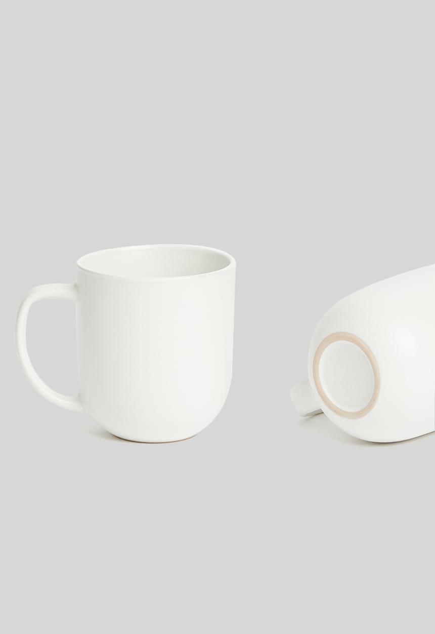 Sixth Floor - Crisp mug set of 4 - white