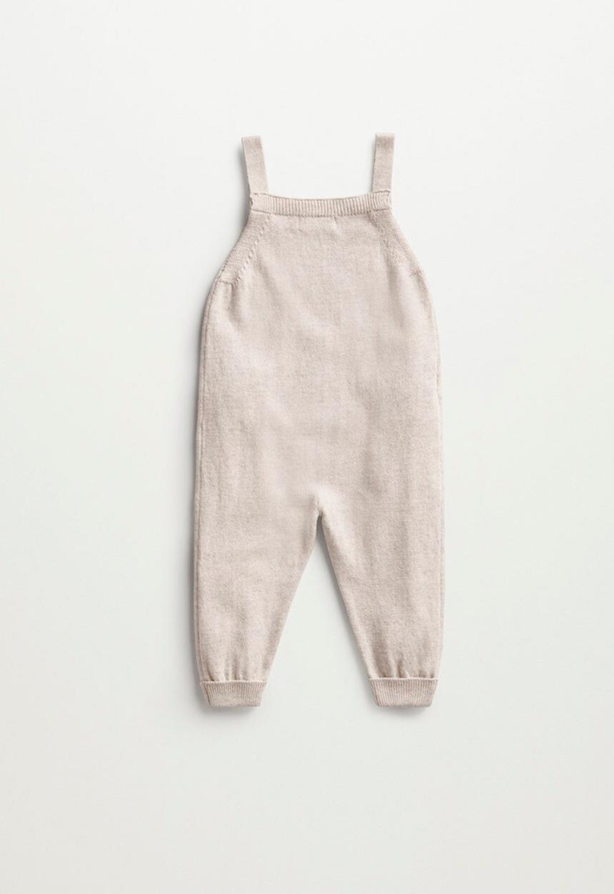 MANGO - Peto clark dungarees - beige