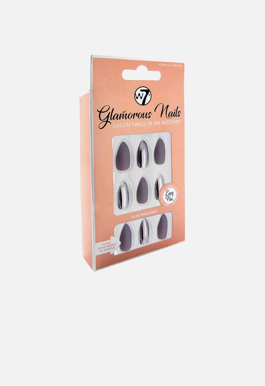 W7 Cosmetics - Glamorous Nails - Purple Chrome
