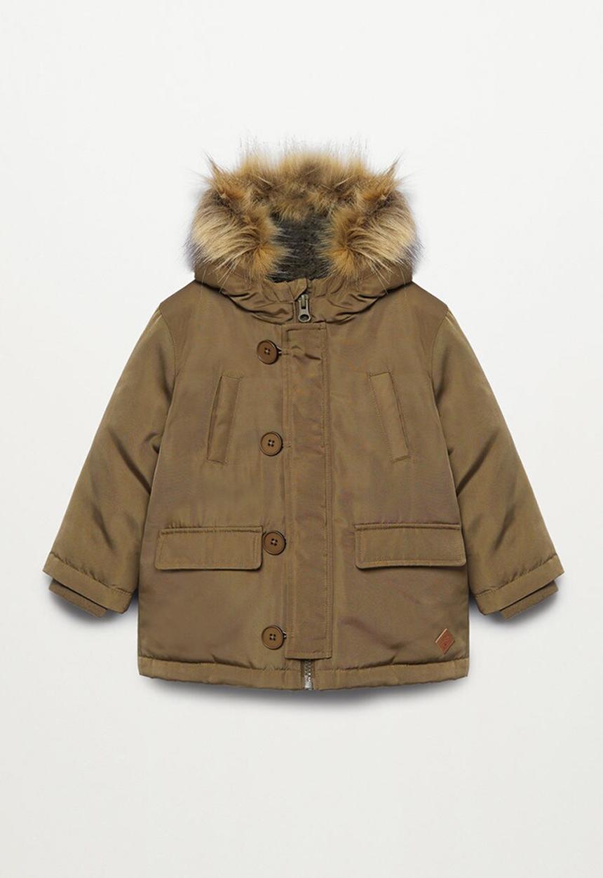 MANGO - Parka jordan - khaki