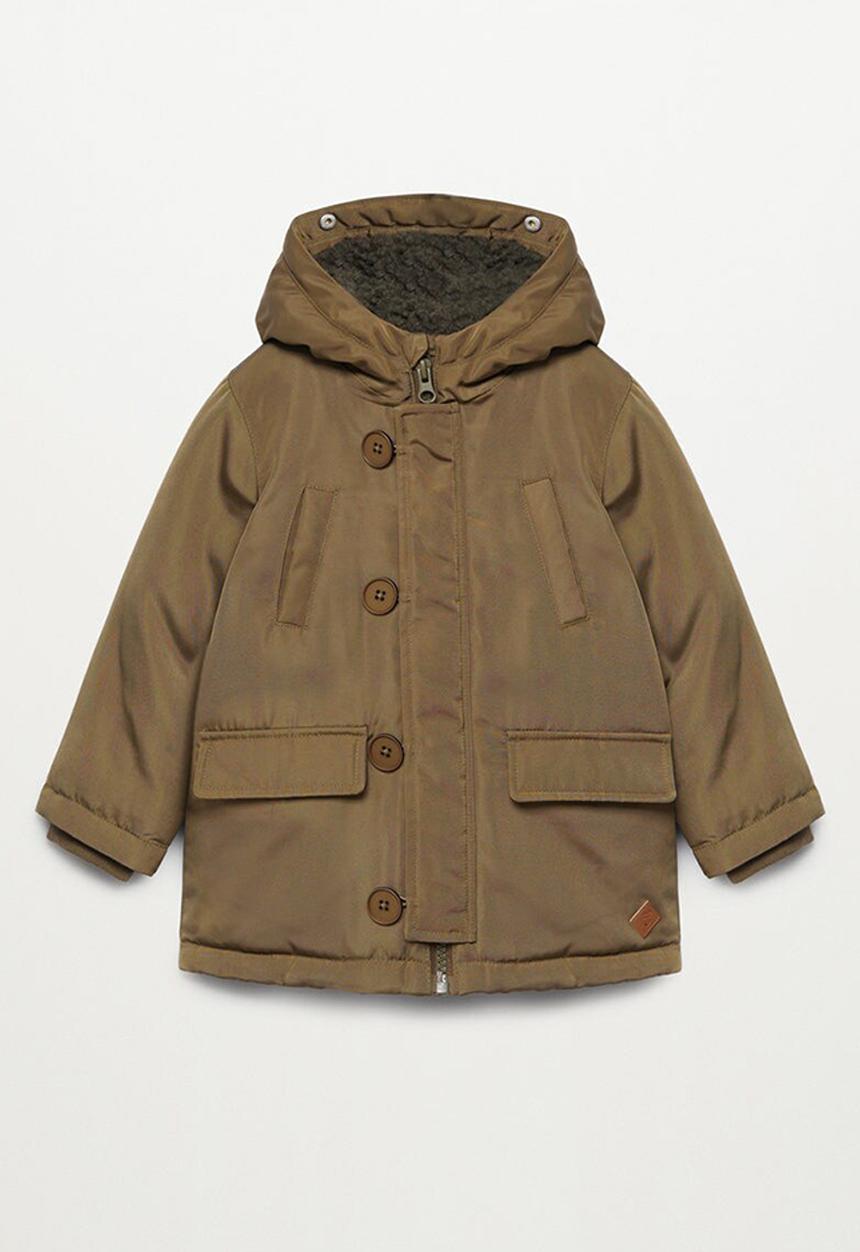 MANGO - Parka jordan - khaki