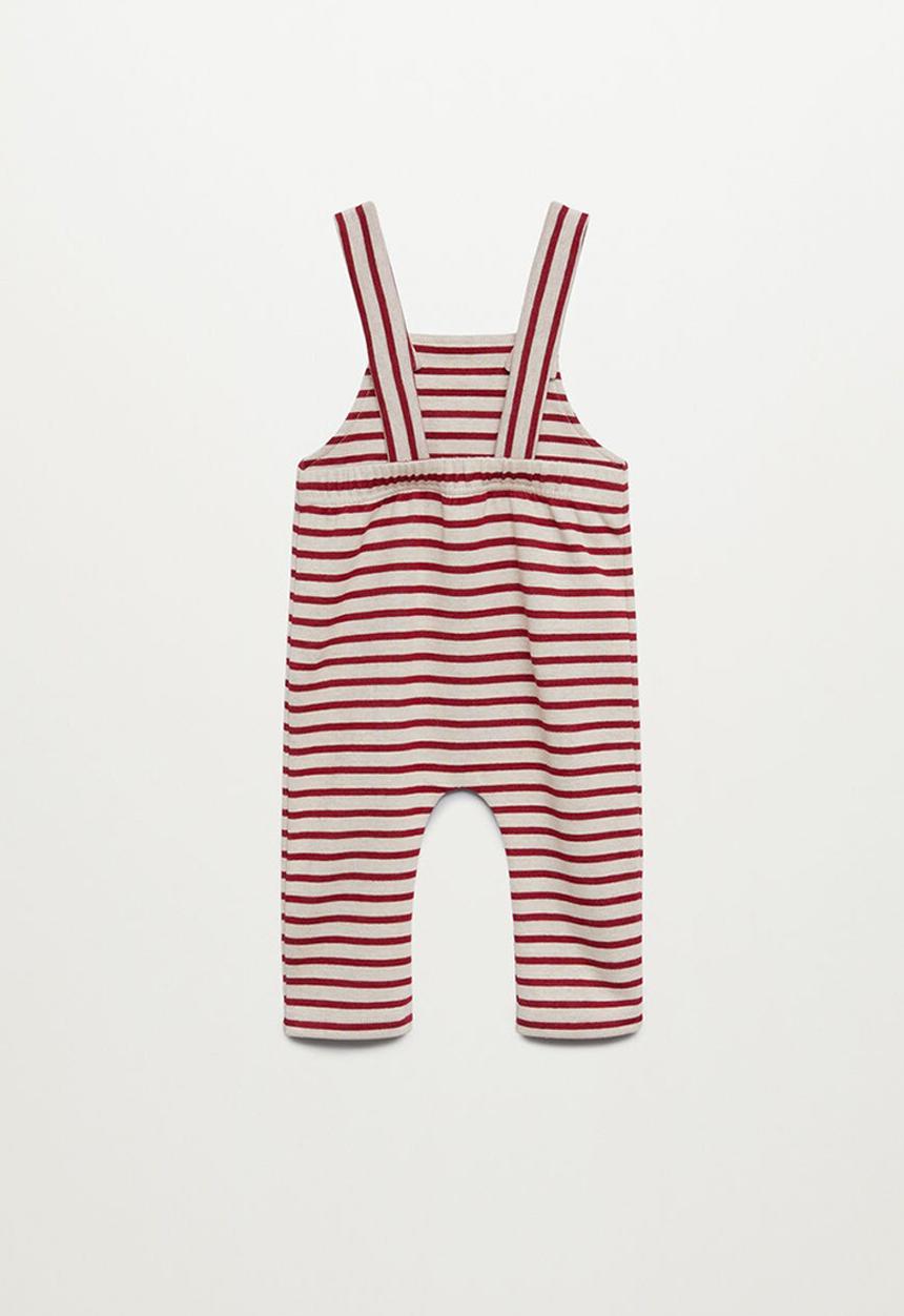 MANGO - Peto berto dungarees  - red