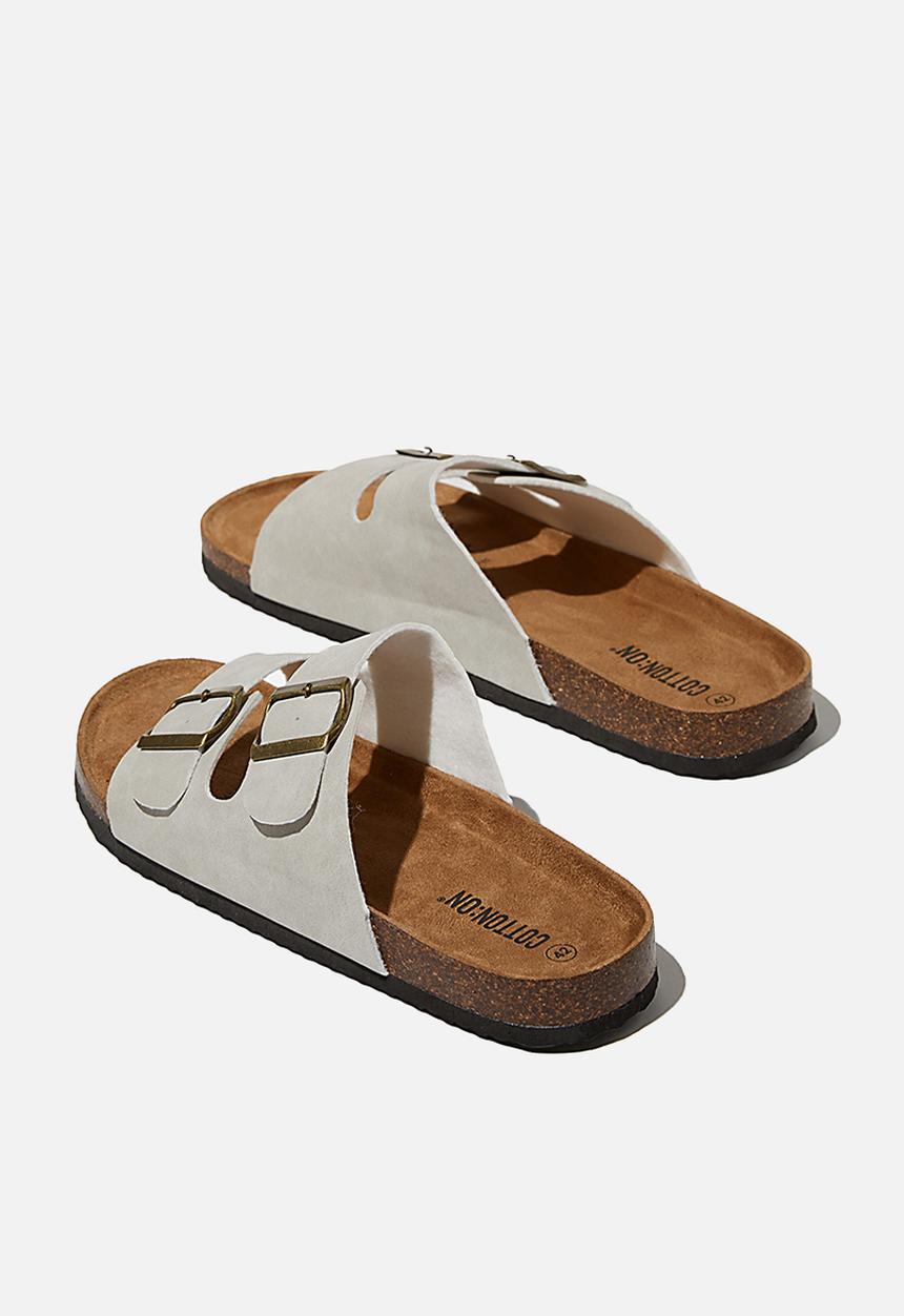 Cotton On - Double buckle sandal - grey