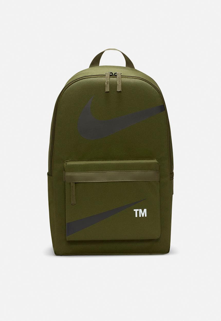 Nike - Nike heritage backpack - swoosh - rough green/black