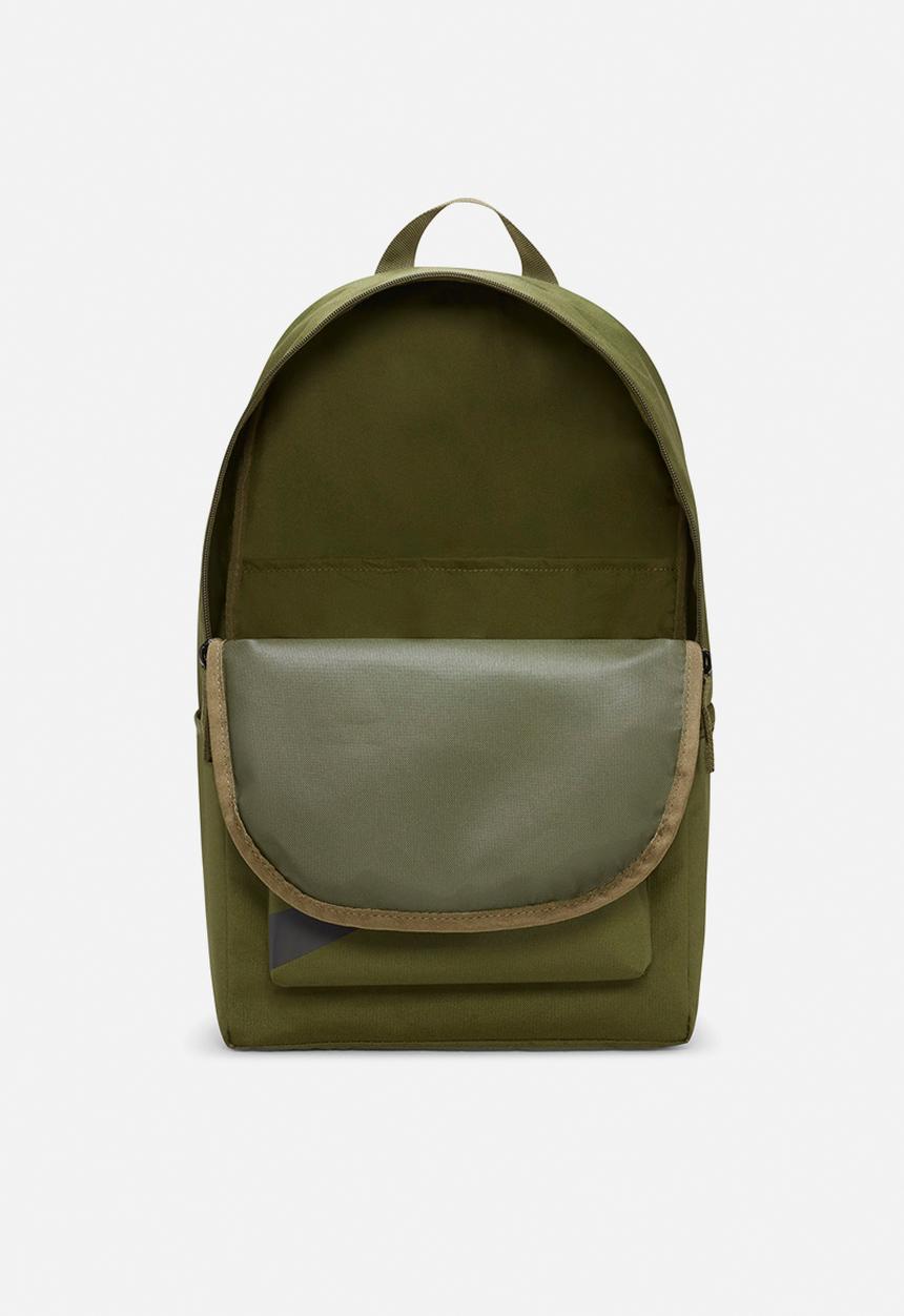 Nike - Nike heritage backpack - swoosh - rough green/black