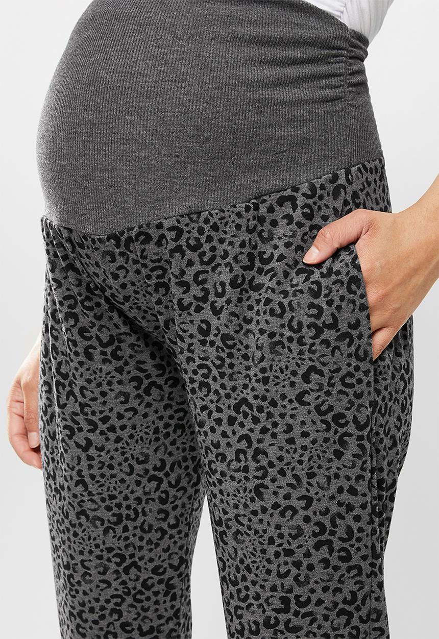 Cotton On - Maternity drop crotch studio pant - grey