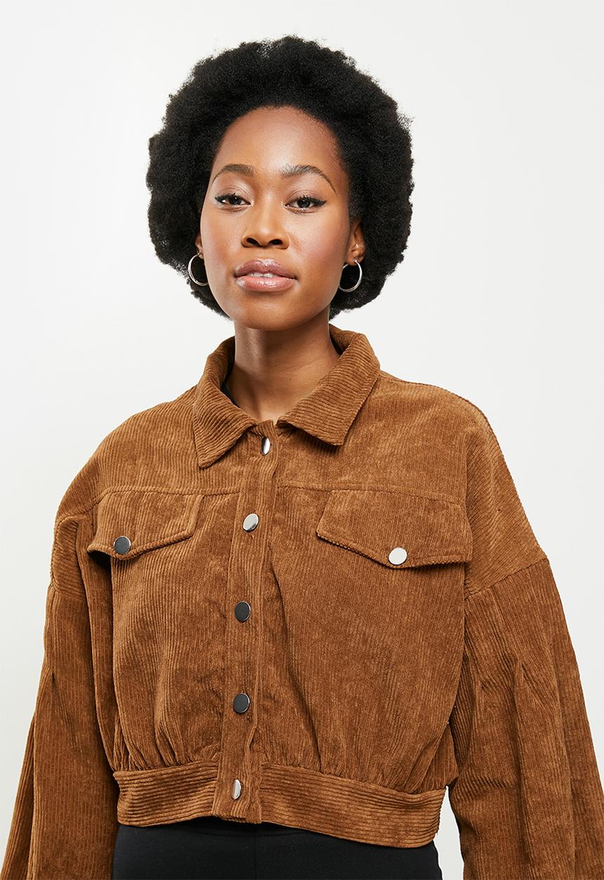 STYLE REPUBLIC - Corduroy jacket - tobacco