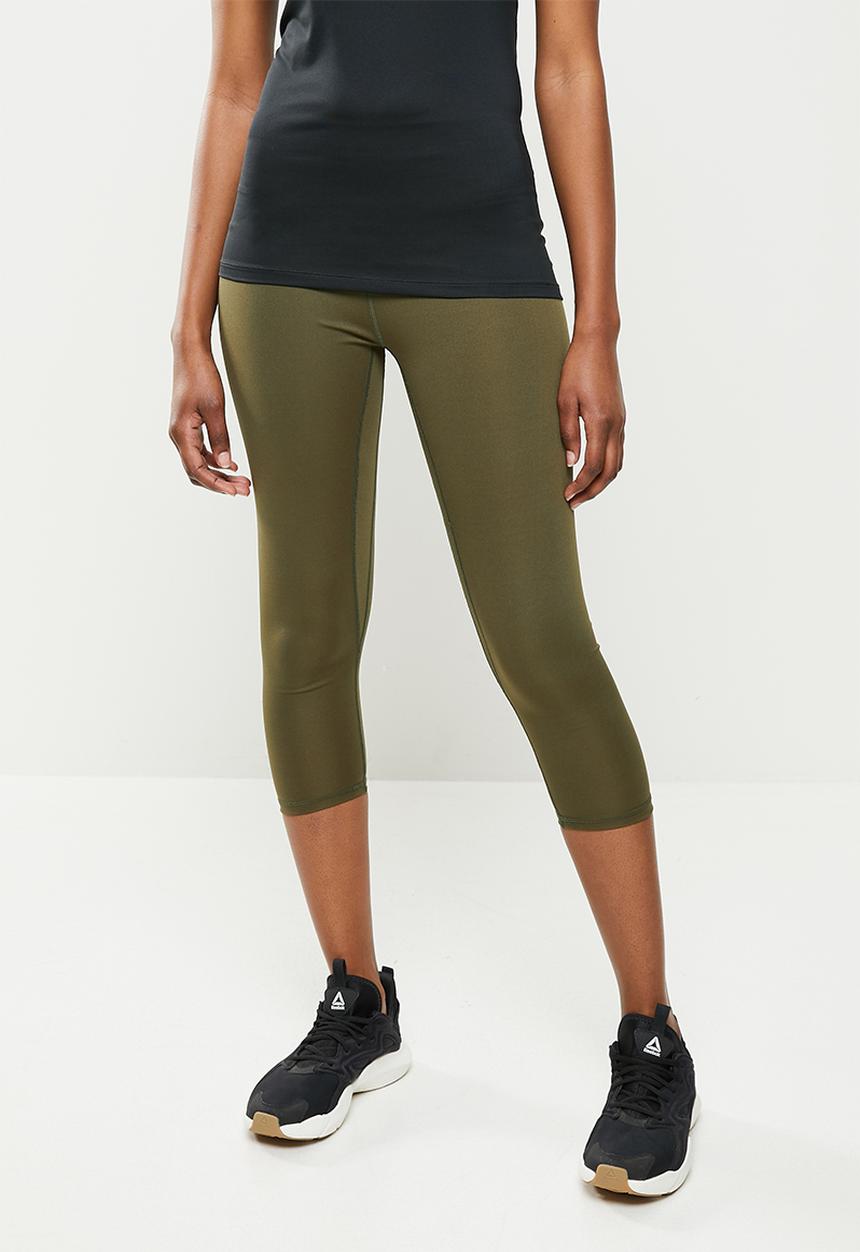 STYLE REPUBLIC - Seamfree 7/8 leggings with cuff - army green
