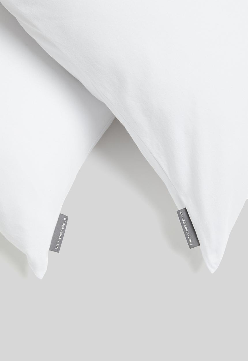 T-shirt Bed Co. - T-shirt cotton pillowpacks - scandinavian white