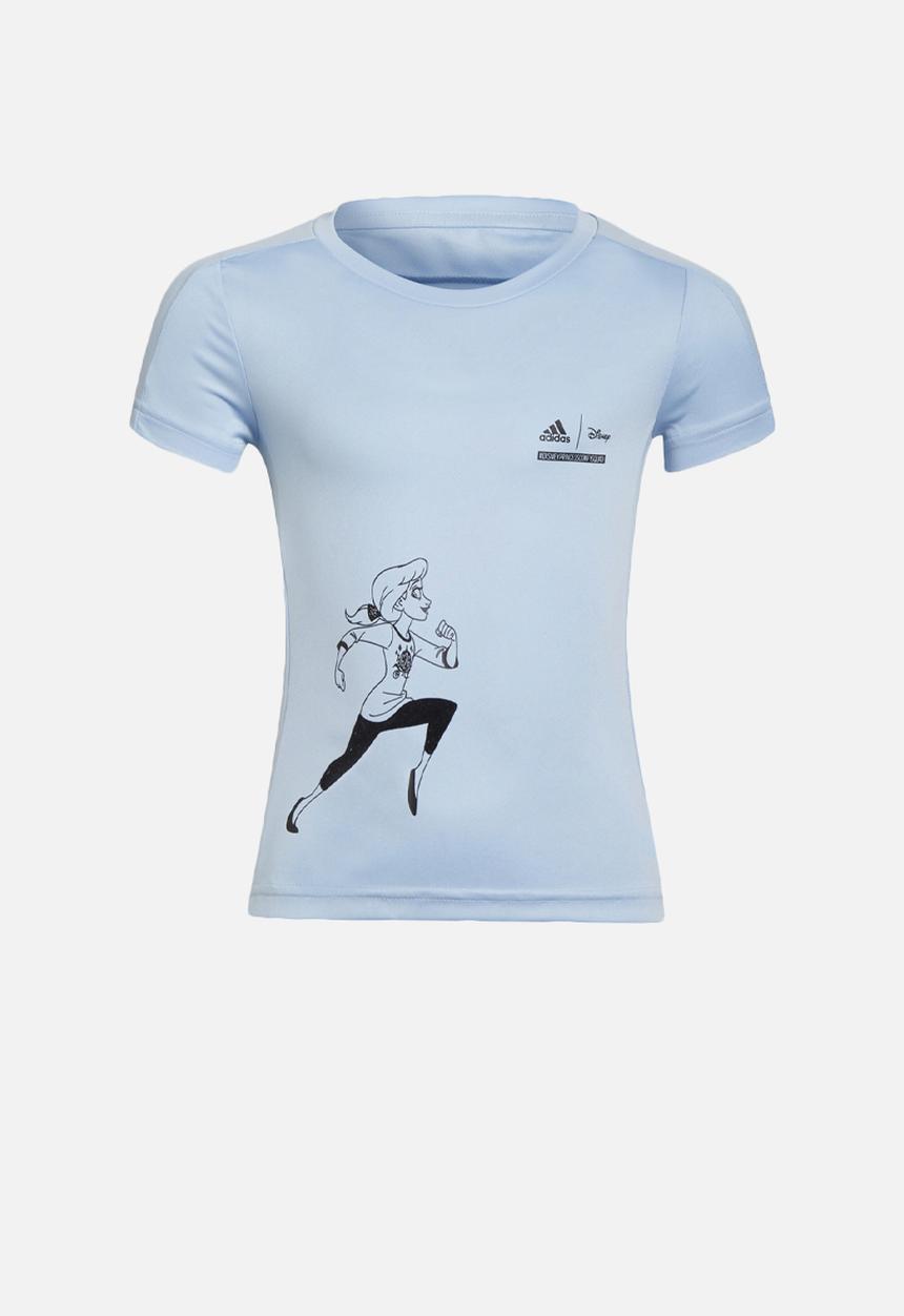 adidas Performance - Disney comfy princess tee - clear sky/black