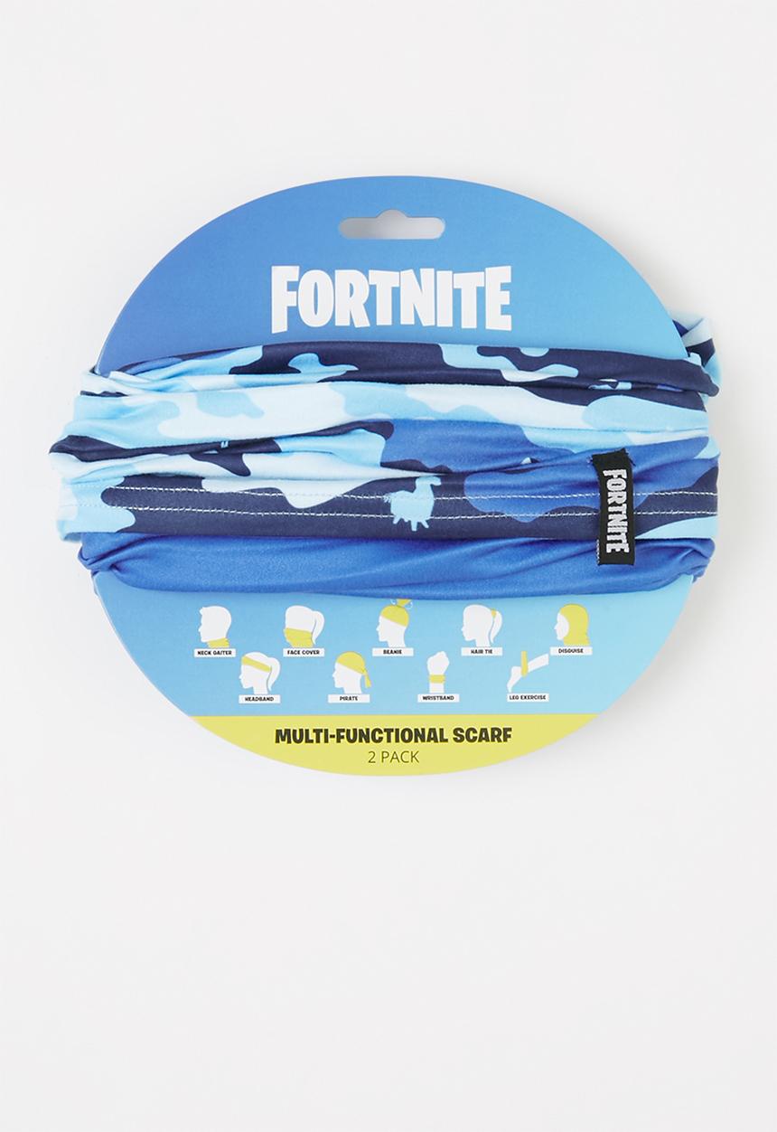 Rebel Republic - Fortnite - blue camo neck gaiter 2-pack - blue