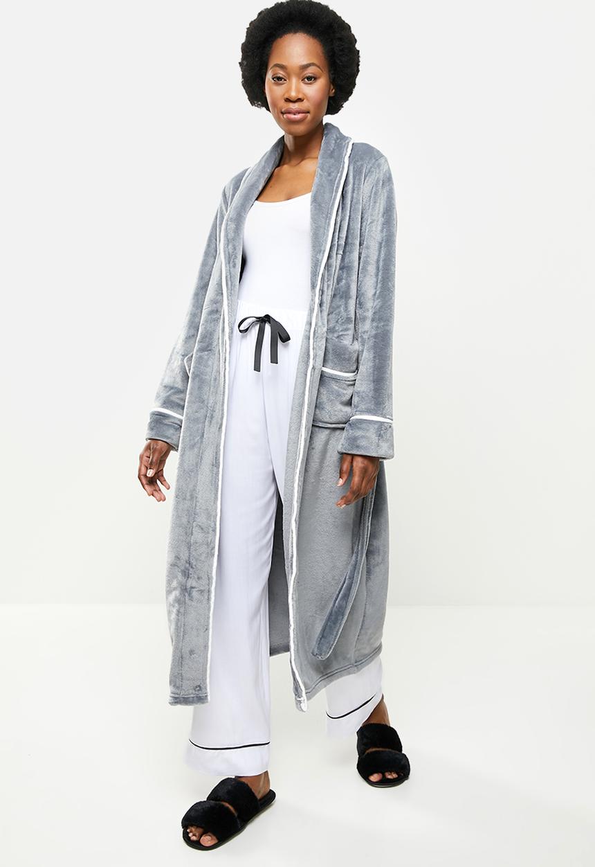 STYLE REPUBLIC - Plush robe - dark grey