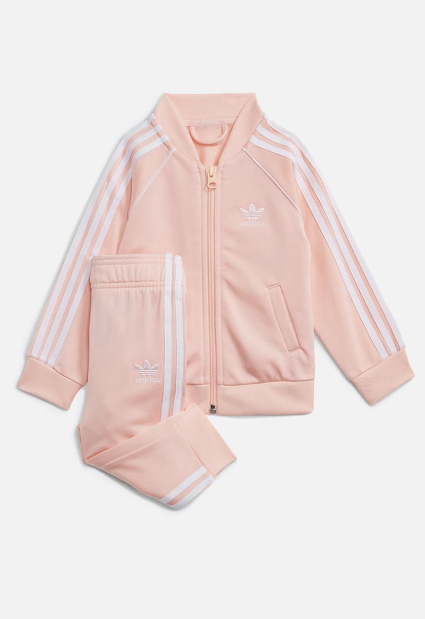 adidas Originals - Sst tracksuit - haze coral/white