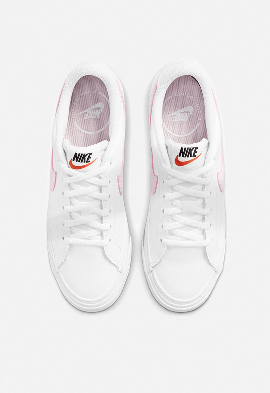 Nike - Nike court legacy (gs) - white/pnkfom