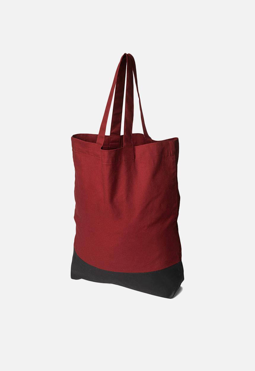 G-STAR - Canvas shopper artwork - chateaux red