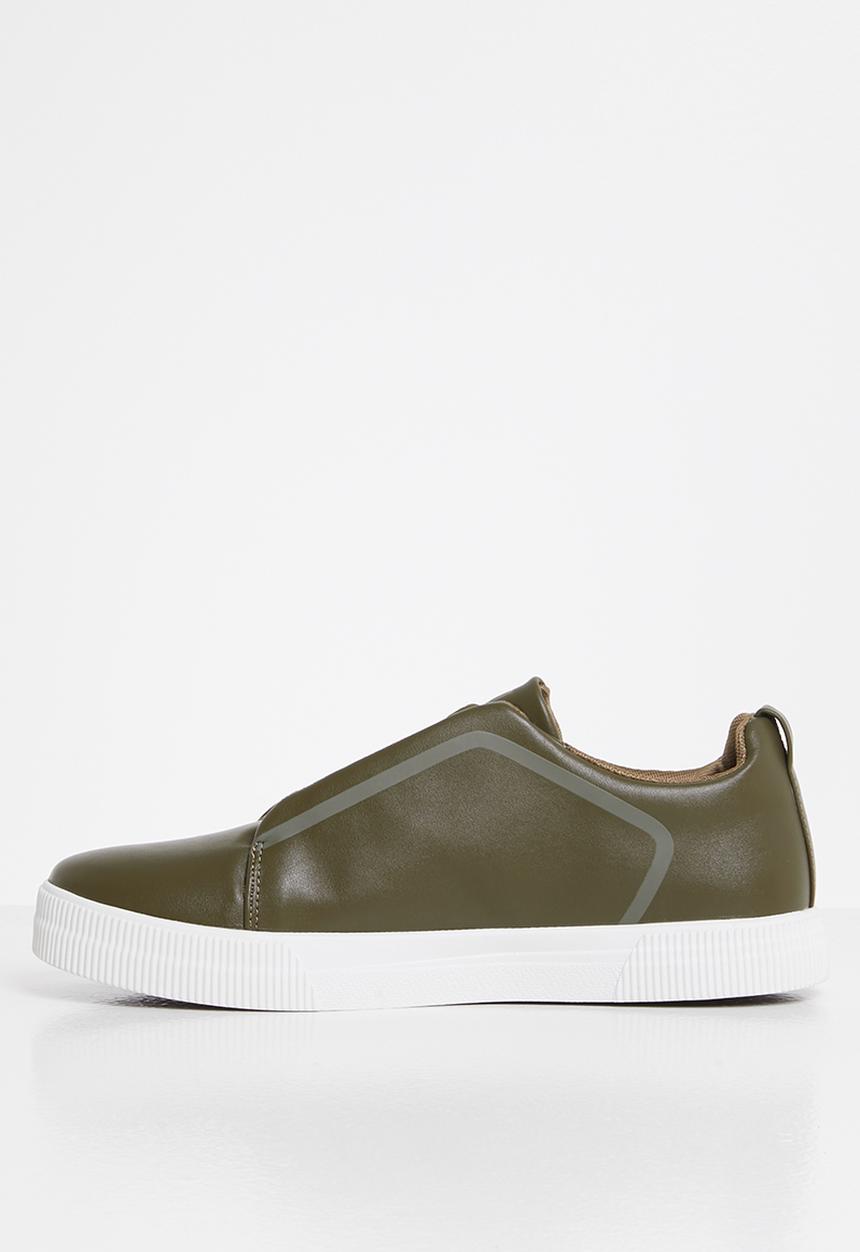 POLO - Harry gusset slip on sneaker - fatigue