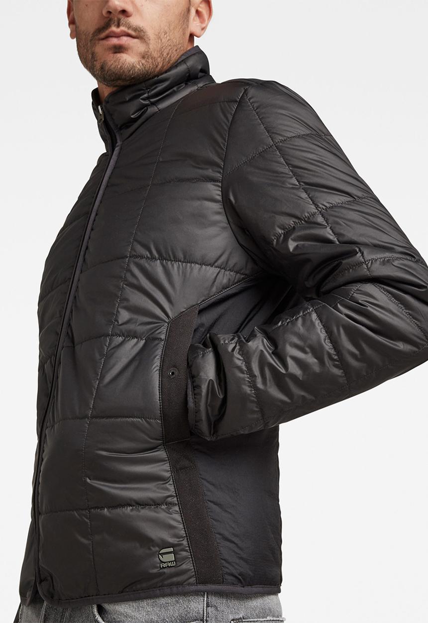 G-STAR - Lt wt quilted jacket - dk black