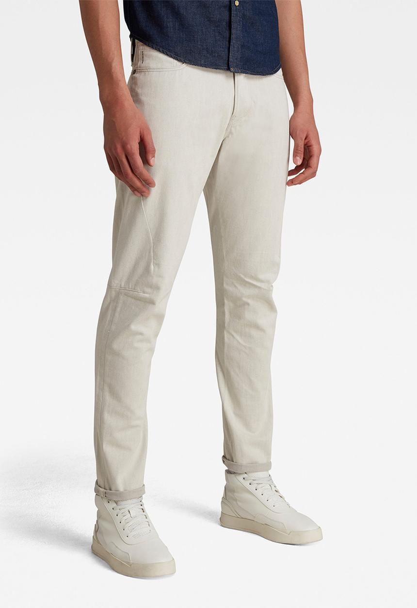 G-STAR - Scutar 3d slim tapered - ecru
