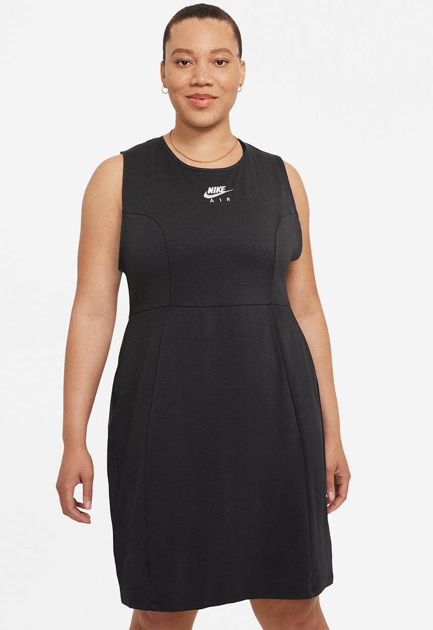 Nike - Nsw air midi dress - smoked grey/black