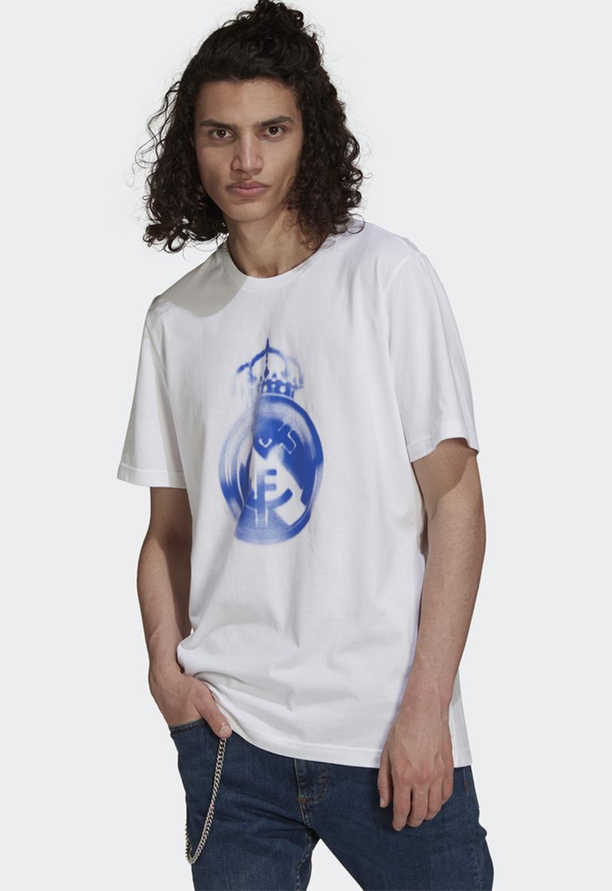 adidas Performance - Real Madrid tee - white/hi-rise blue