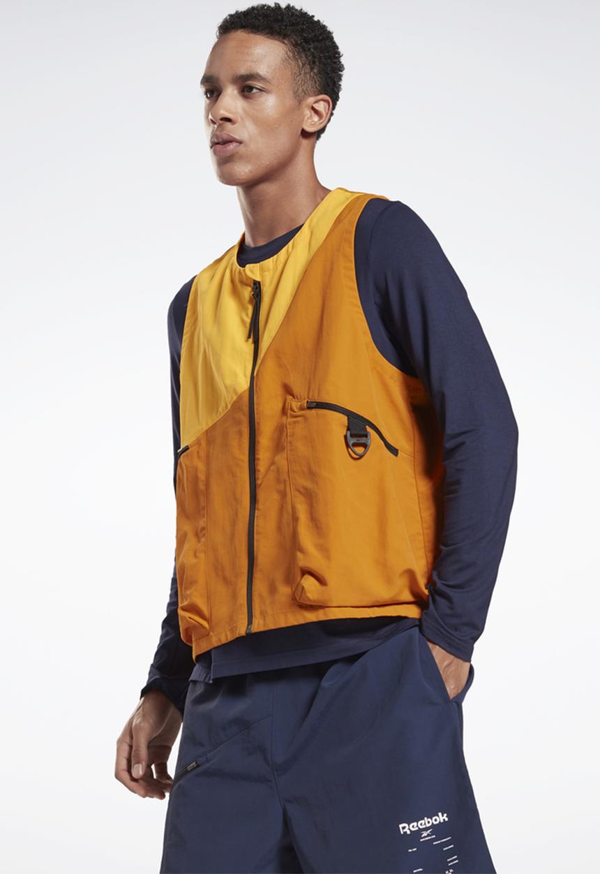 Reebok - Ts road trip vest jackets - radiant ochre