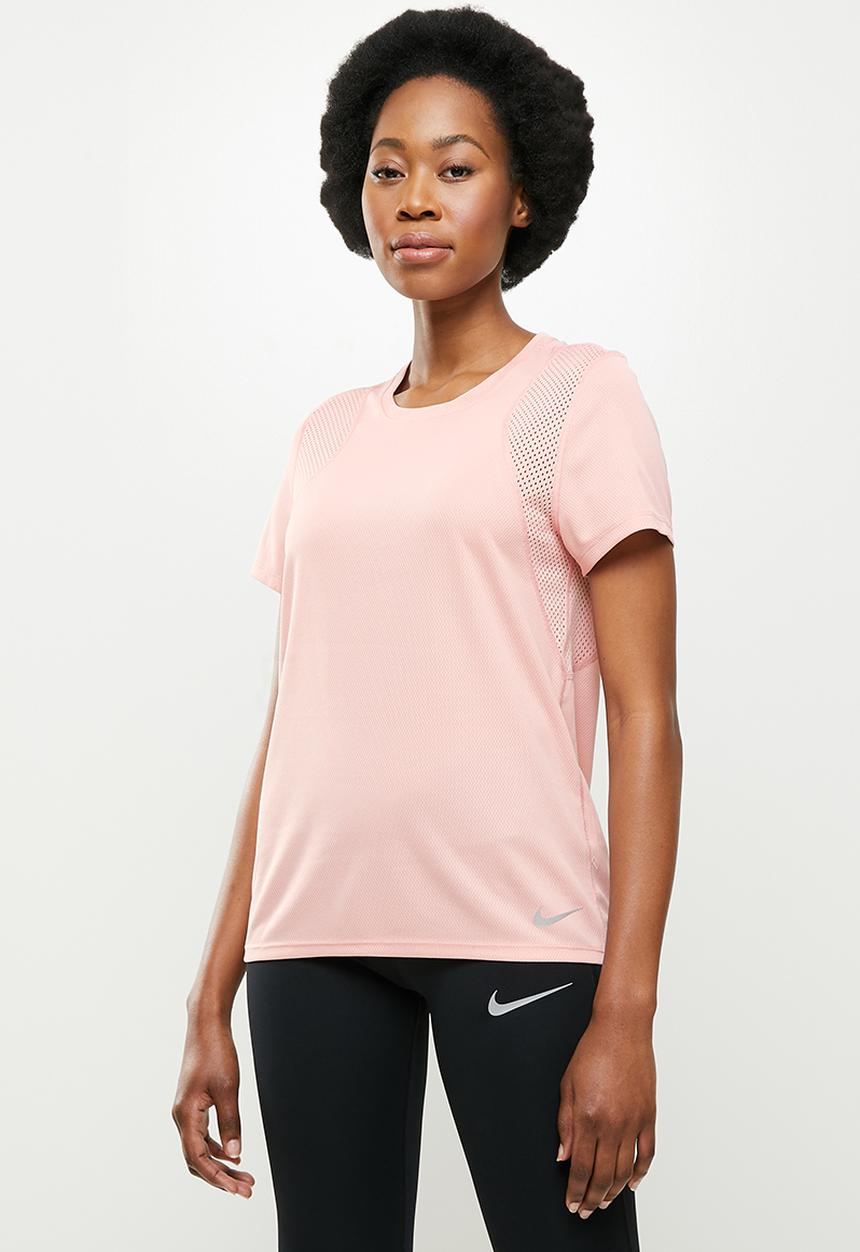 Nike - Nike run short sleeve top - pink