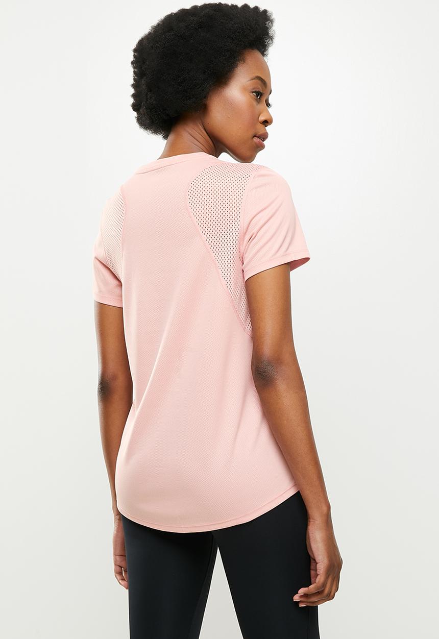 Nike - Nike run short sleeve top - pink