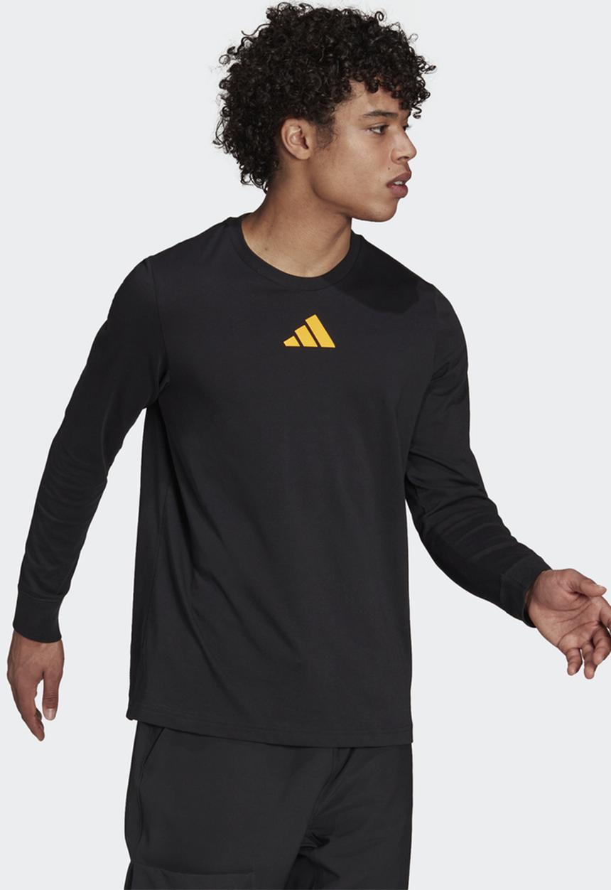 adidas Performance - Future Icons LS Graphic  Tee - Black