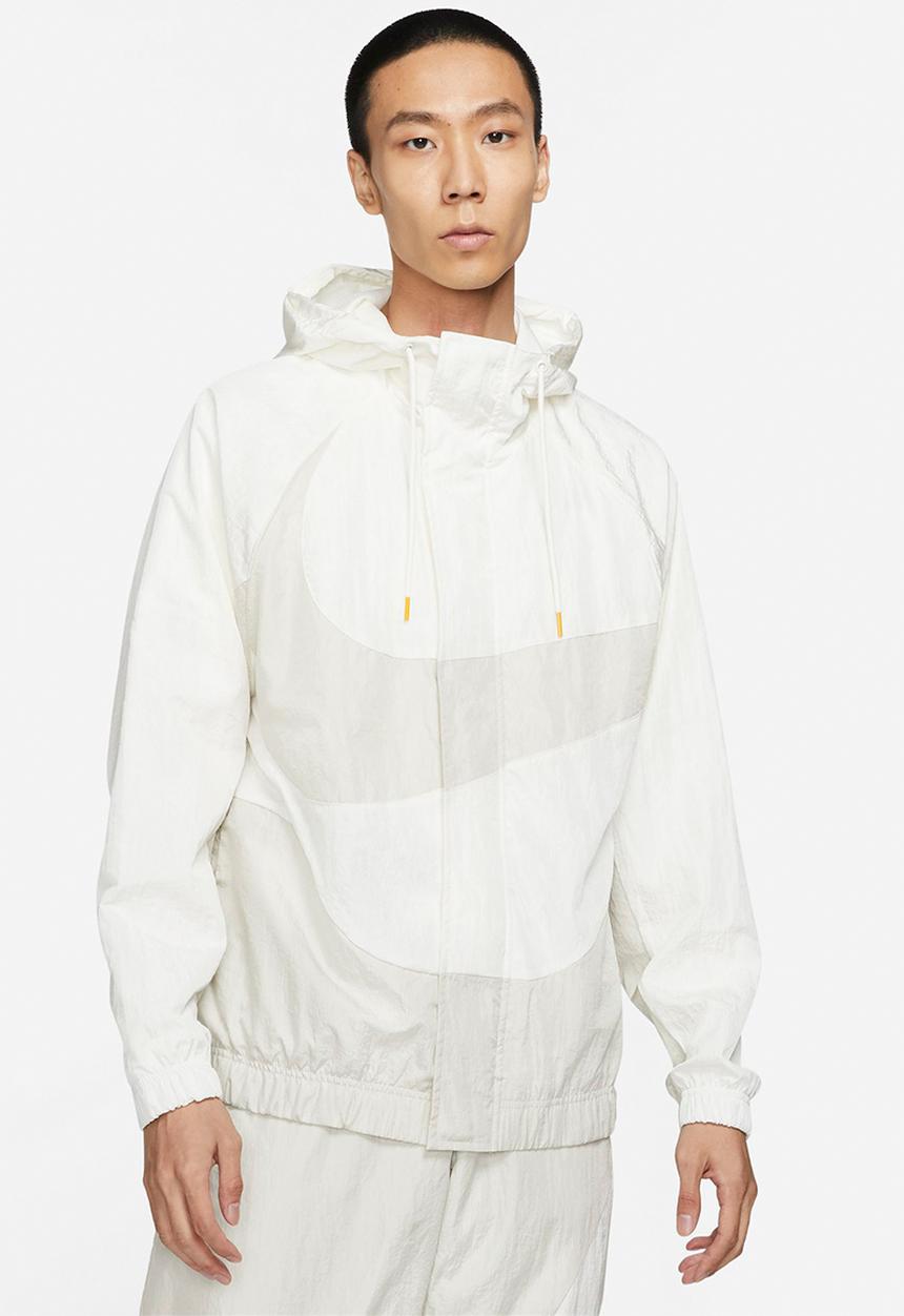 Nike - Nsw swoosh wvn lnd jkt - sail/light bone/light bone