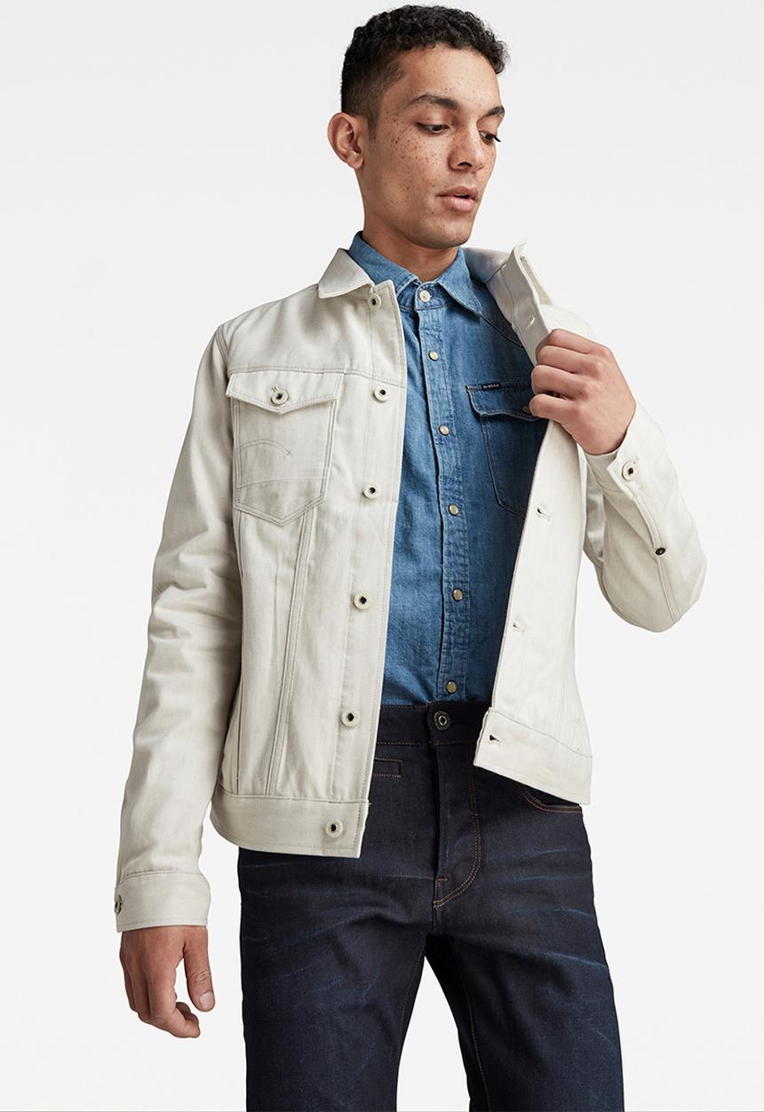 G-STAR - Arc 3d slim jkt - ecru