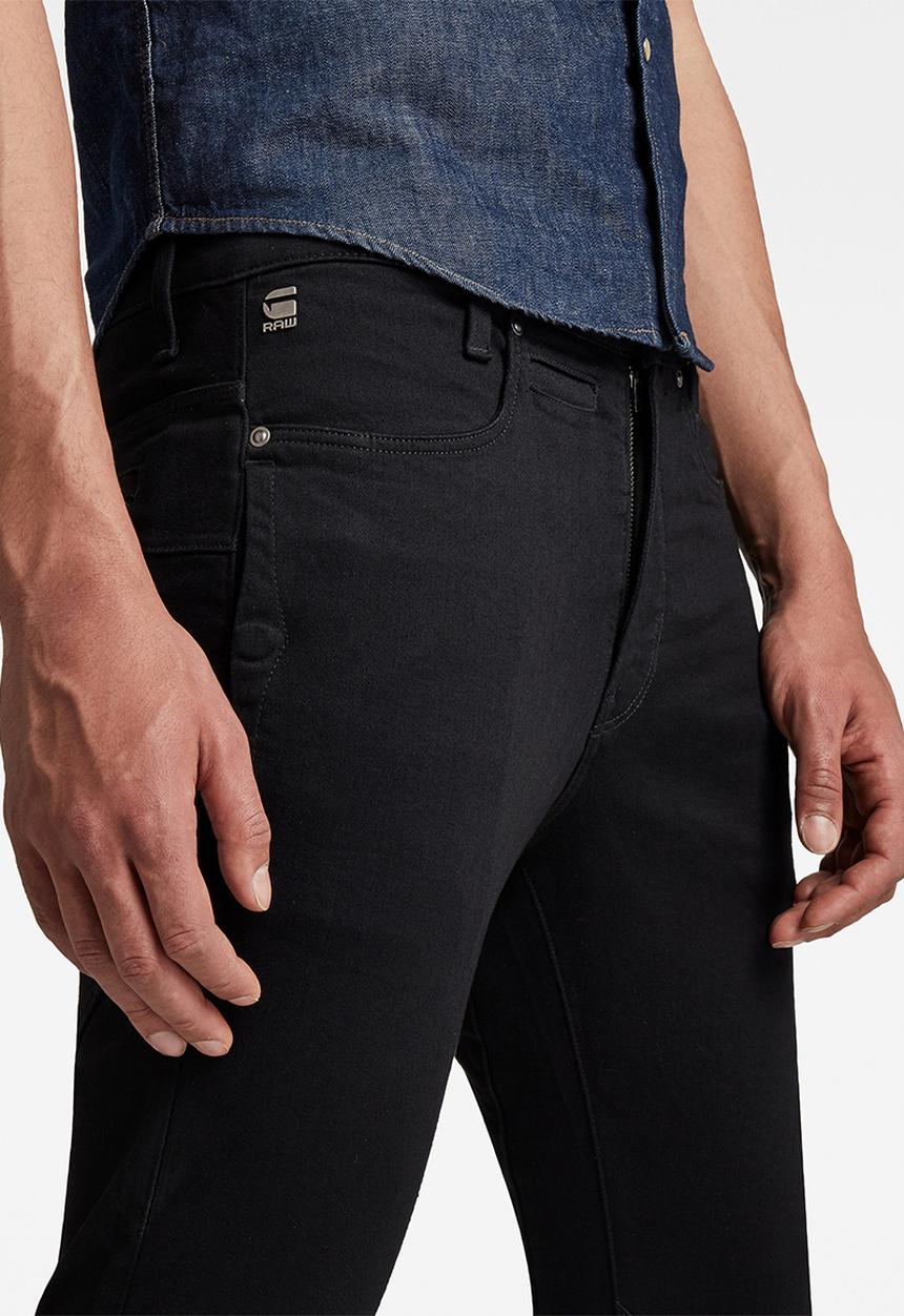 G-STAR - D-Staq 3D Slim Elto nero black f superstretch - pitch black
