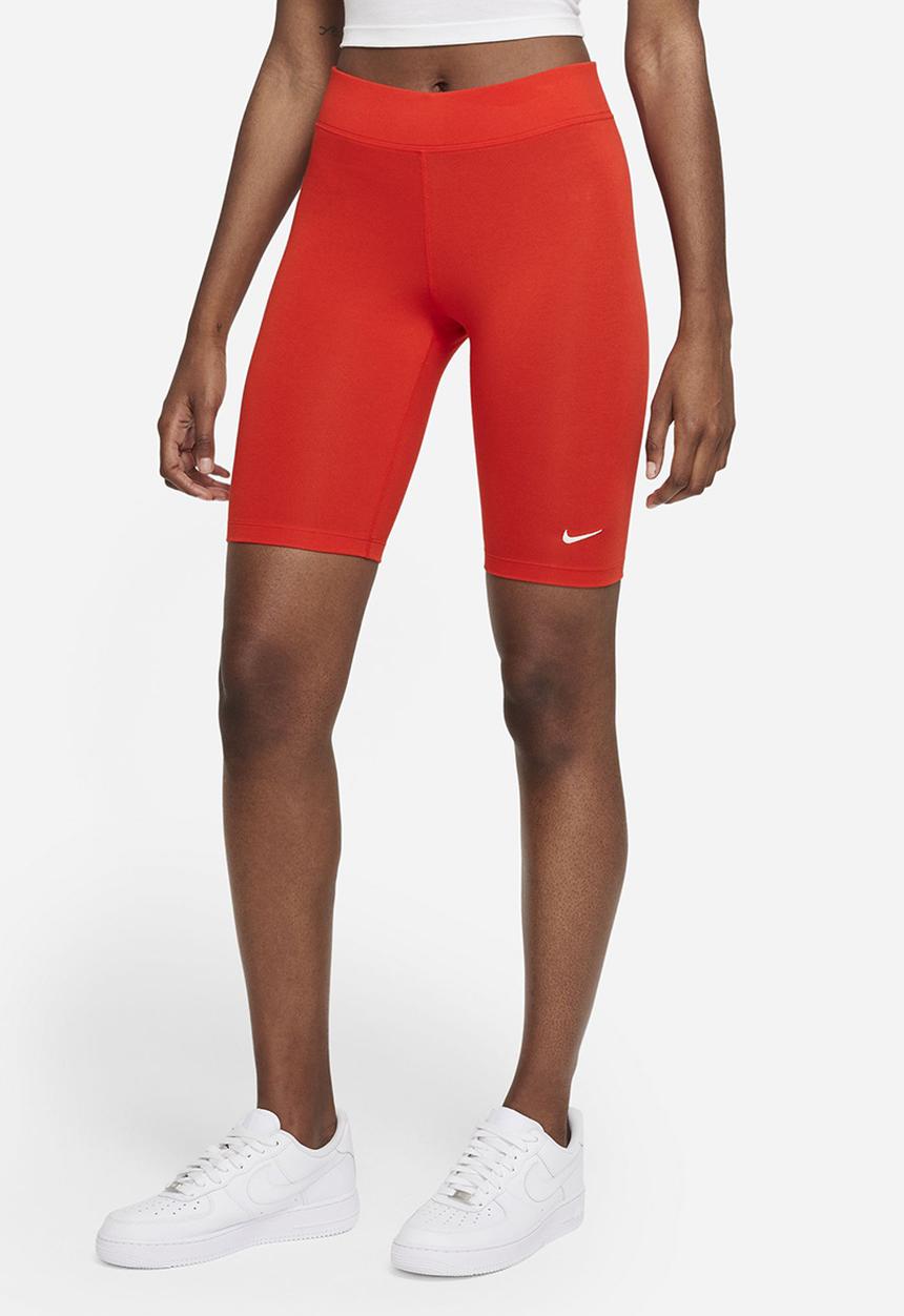 Nike - Nike sportswear essential mr biker short - chile red/white