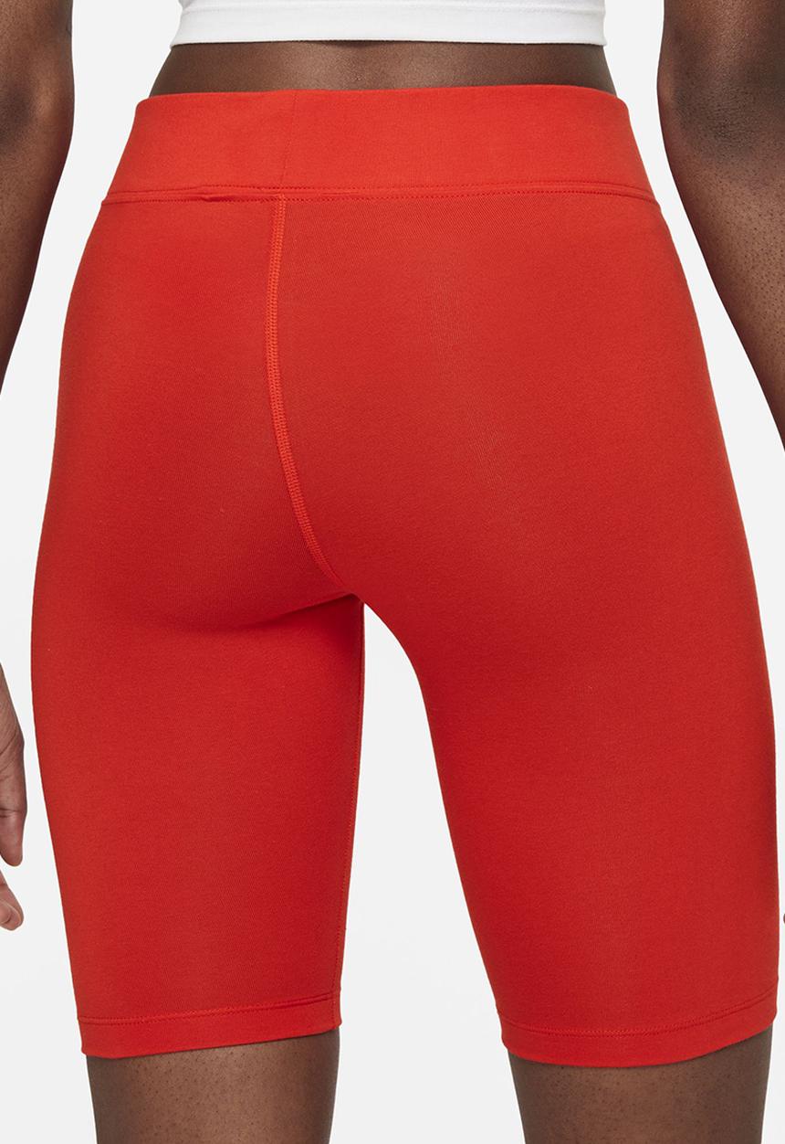 Nike - Nike sportswear essential mr biker short - chile red/white