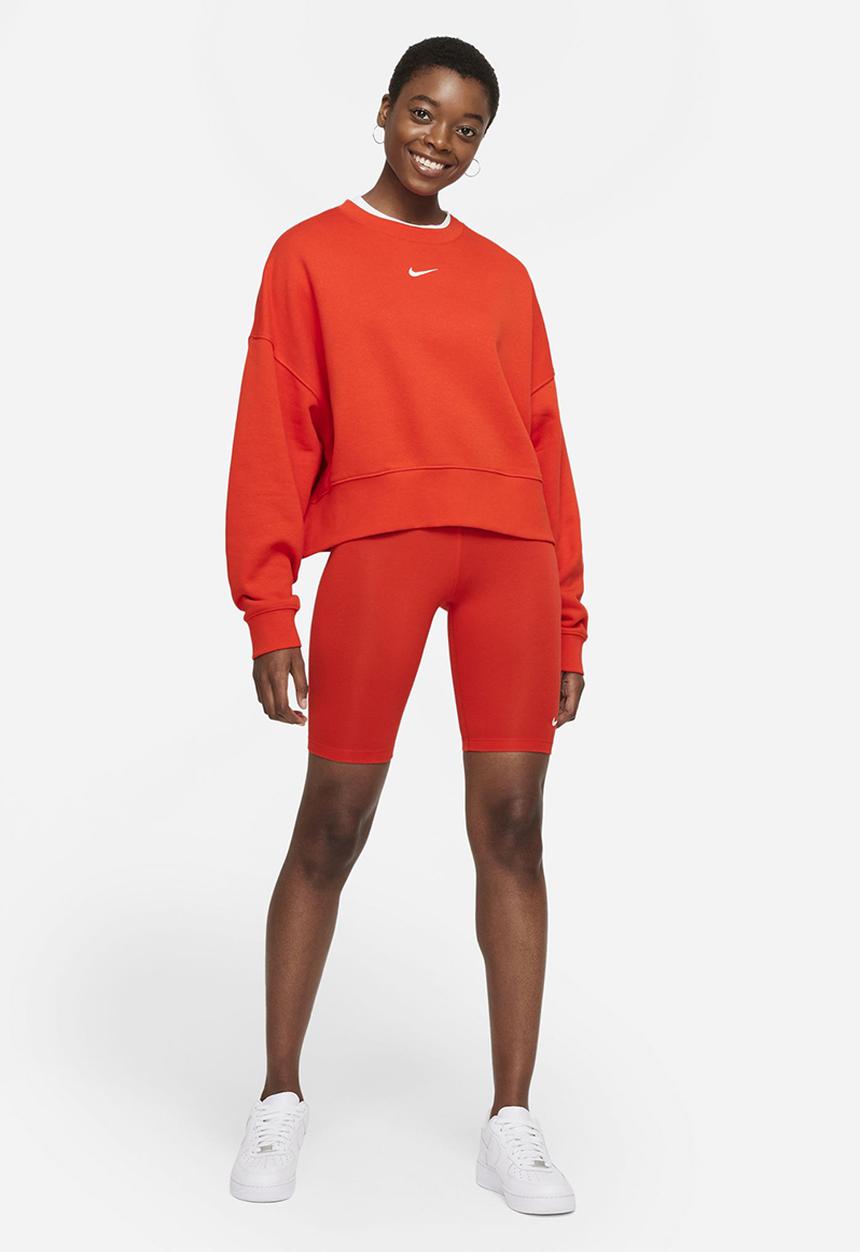 Nike - Nike sportswear essential mr biker short - chile red/white