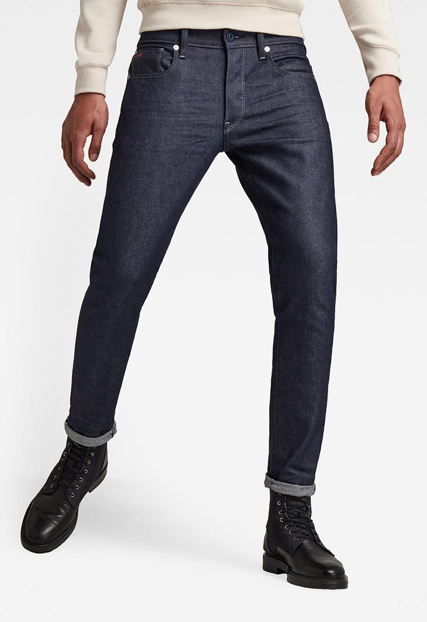 G-STAR - 3301 Slim Selvedge Japanese stretch selvedge dnm - 3d raw denim