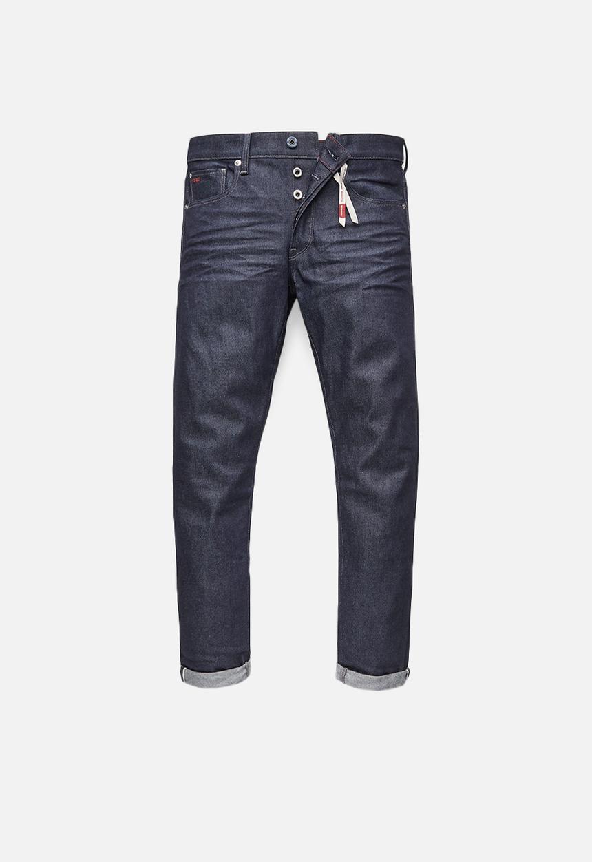 G-STAR - 3301 Slim Selvedge Japanese stretch selvedge dnm - 3d raw denim