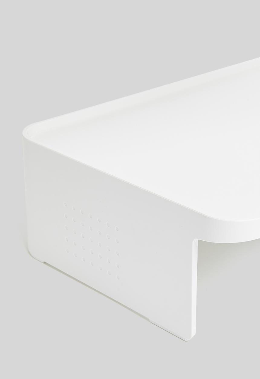 Litem - Monitor stand & desk organiser stand - white