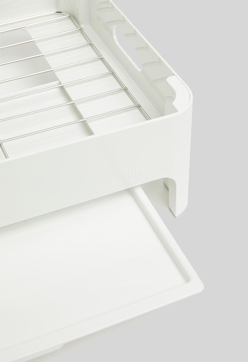 Litem - 1 layer dish rack - white