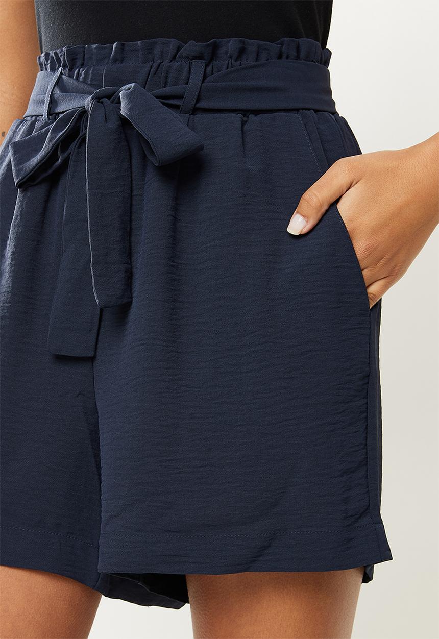 ONLY - Lavender paperbag shorts - night sky