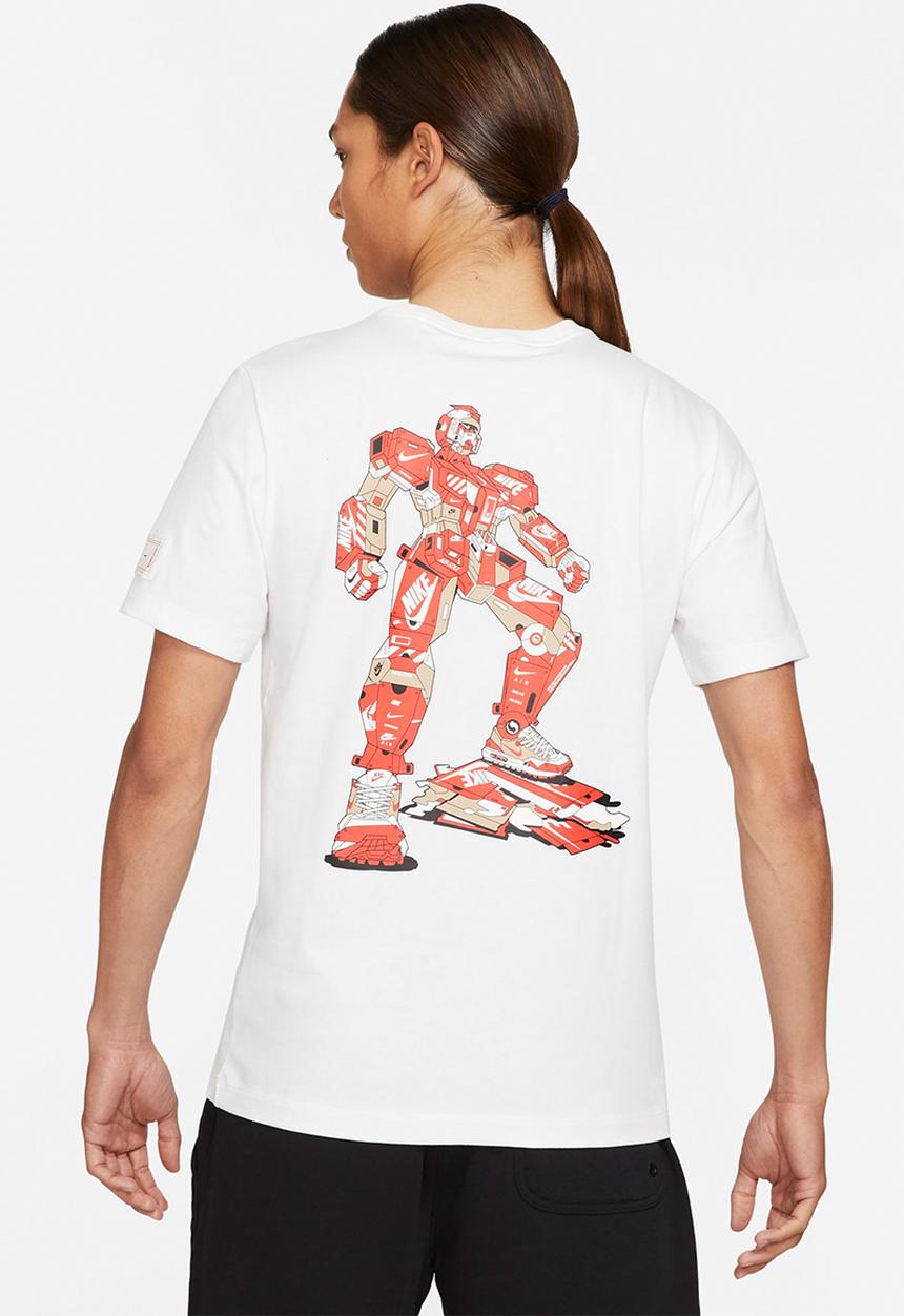 Nike - Nsw tee mech air figure - white