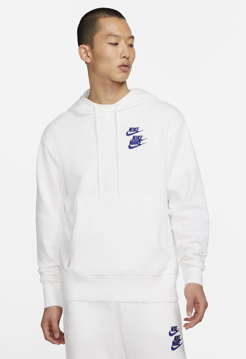 Nike - M nsw po ft hoodie world tour - white