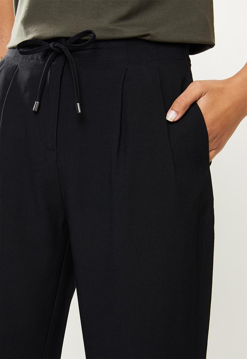 ONLY - Aia highwaist string pant - black