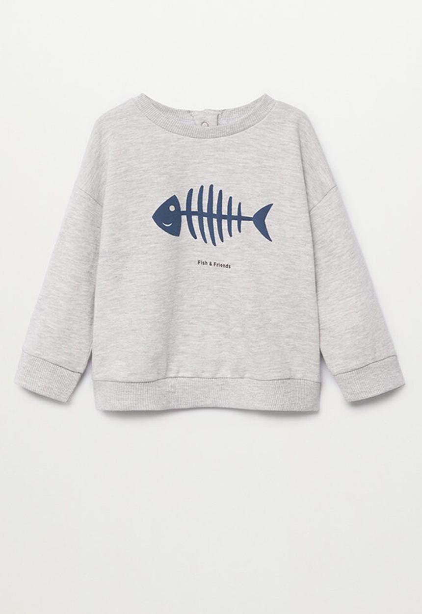 MANGO - Sweatshirt luca - grey 