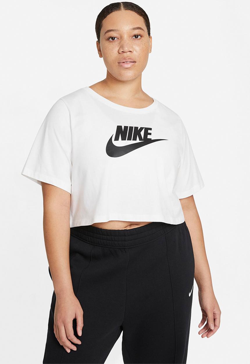 Nike - Plus nsw tee esnt crp icn ftr - white