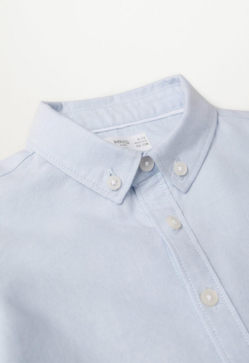 MANGO - Shirt oxford - blue