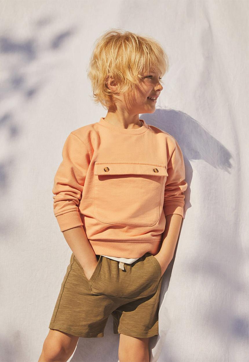 MANGO - Sweatshirt paulo - orange