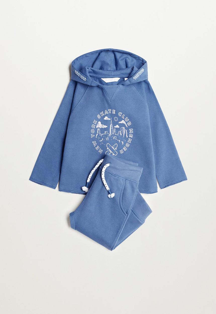 MANGO - Sweatshirt matt - blue