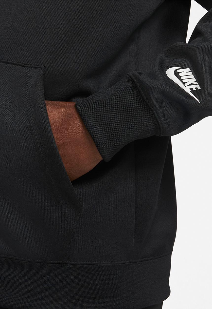Nike - Nsw repeat pk fz hoodie - black/black/white